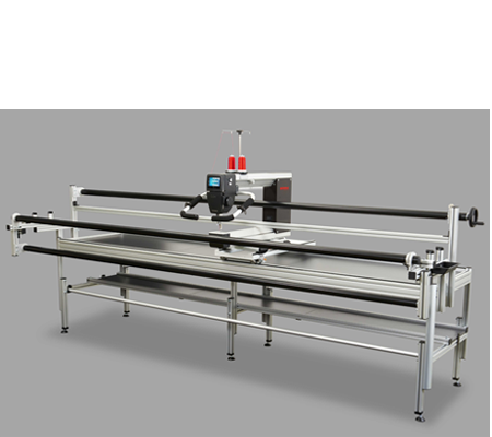Q 24 longarm quilting machine with quilt frame